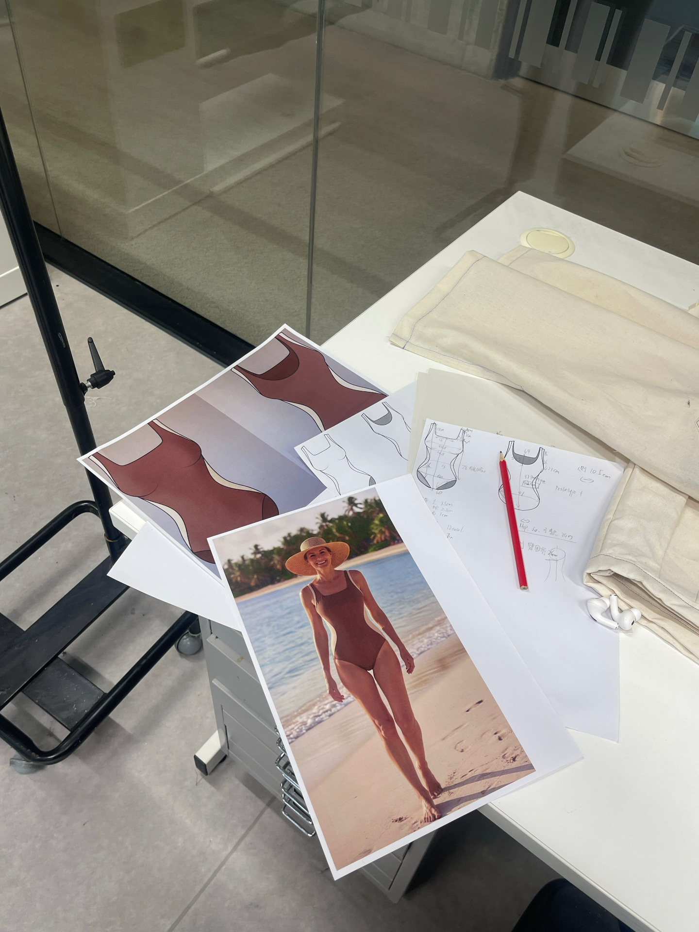 Inside our Porto sewing room